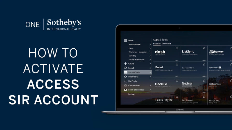 HOW TO ACTIVATE ACCESS SIR ACCOUNT